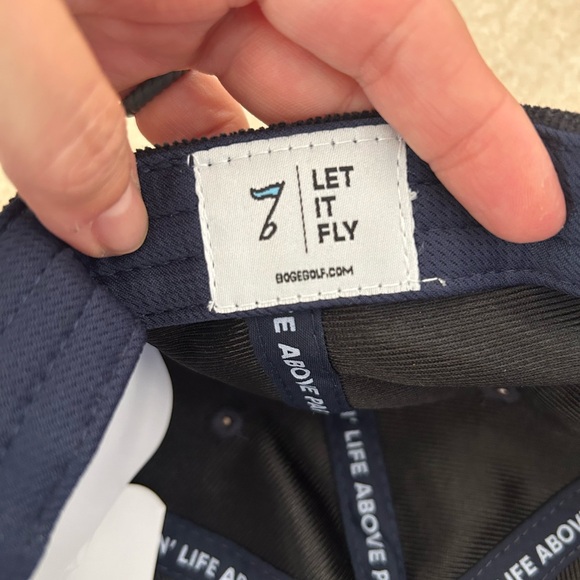 NWOT Swing Let It Fly Boge Golf Adjustable Snap Back Hat - Picture 4 of 6